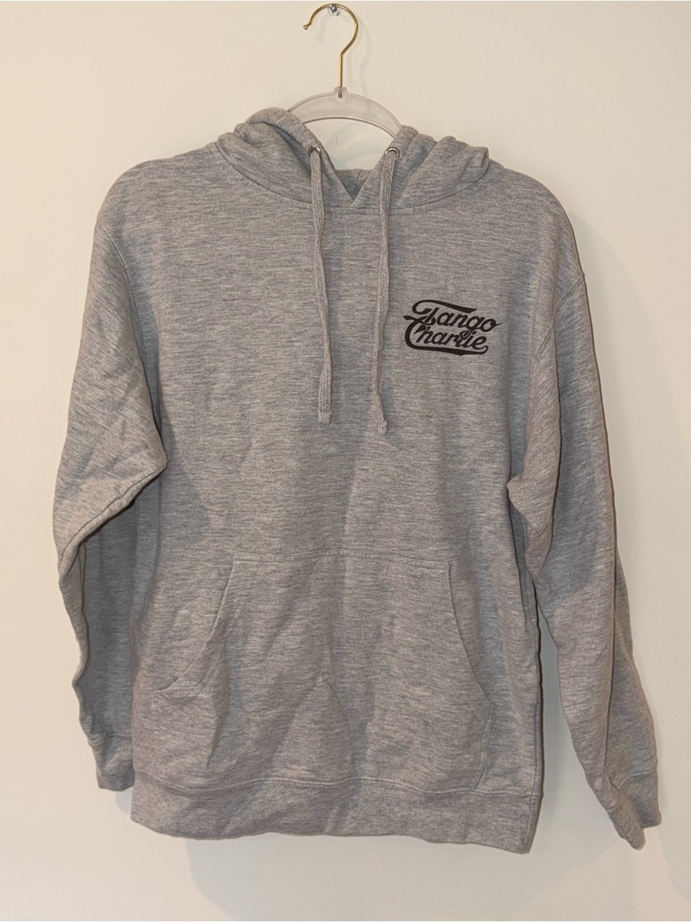 Tango Charlie Men's Gray Pullover Hoodie